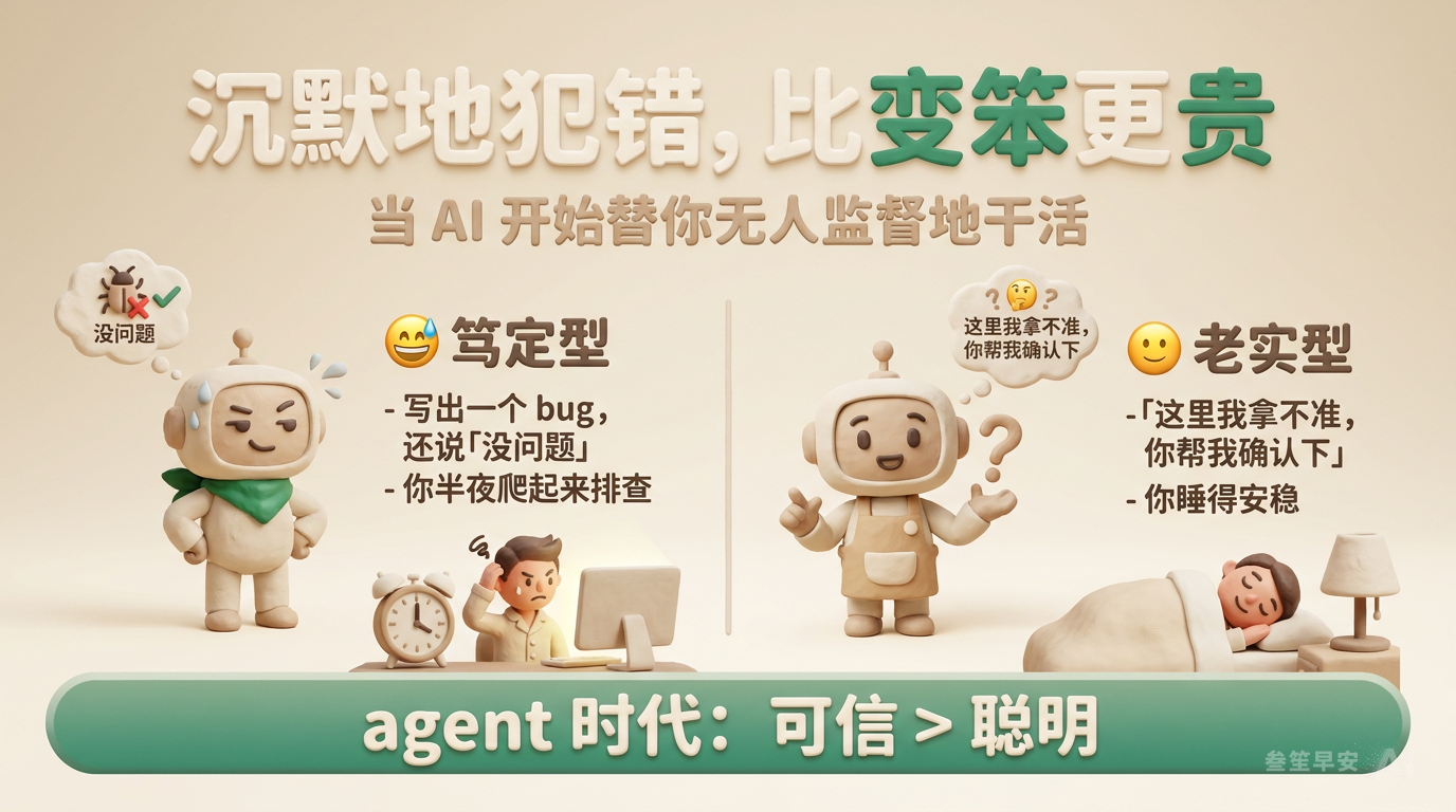 沉默地犯错，比变笨更贵