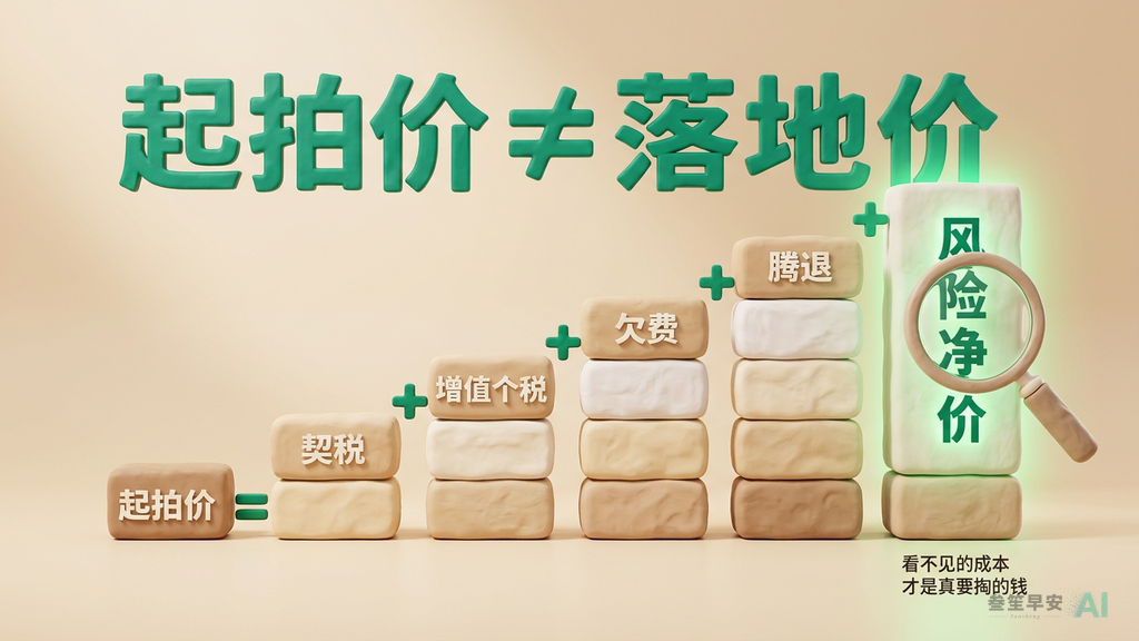 起拍价 ≠ 落地价：真实成本是一层层叠上去的