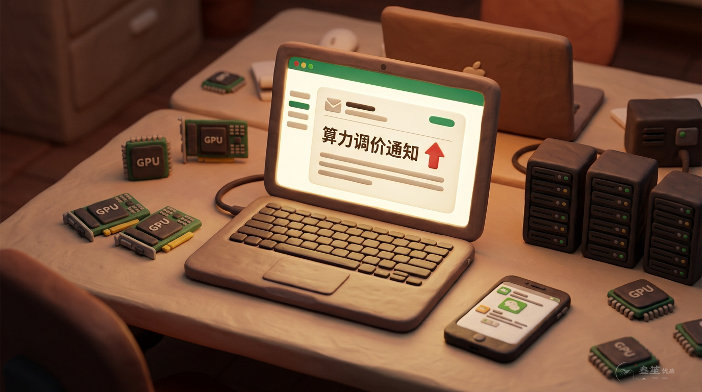 创业者收到涨价邮件的办公场景