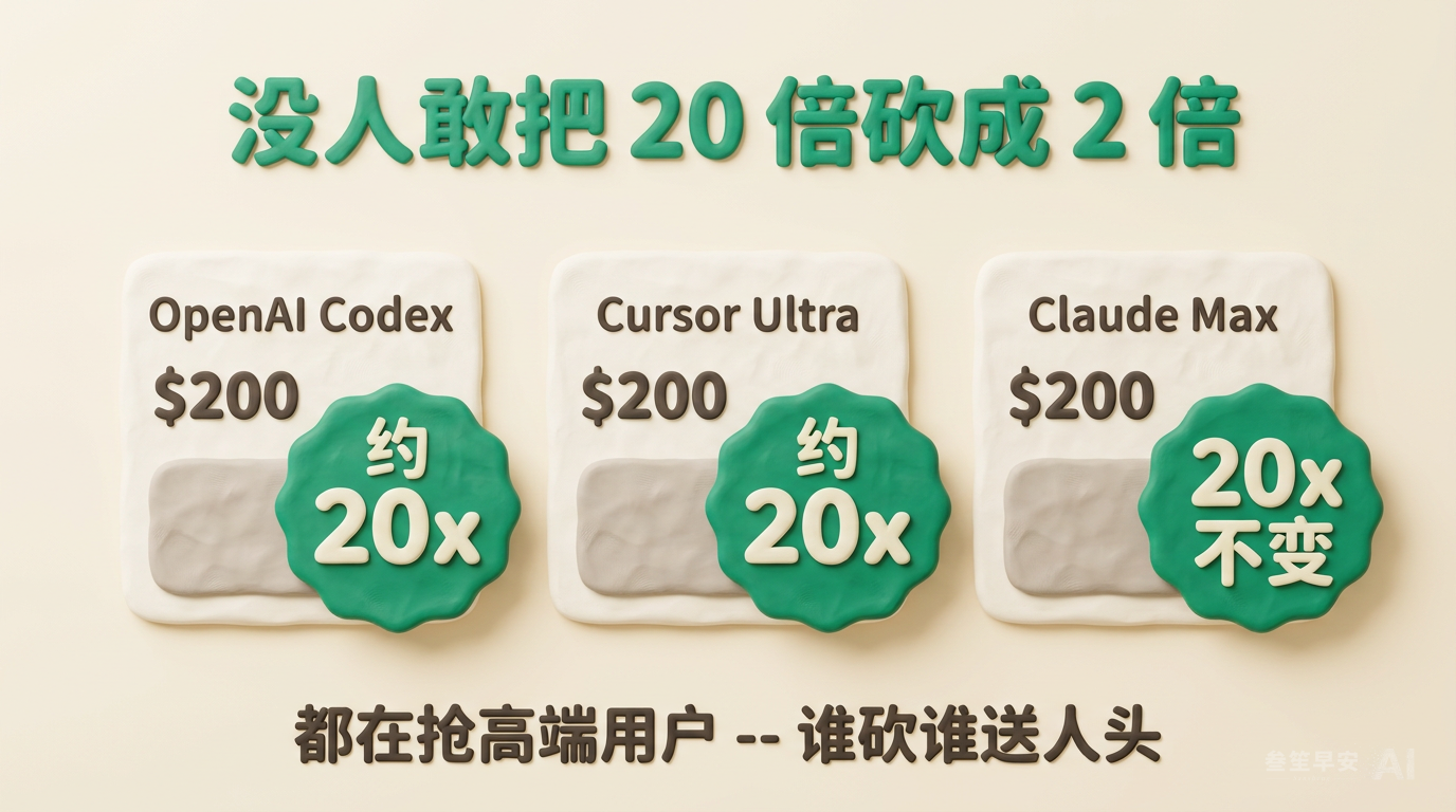 竞品顶档清一色约 20x