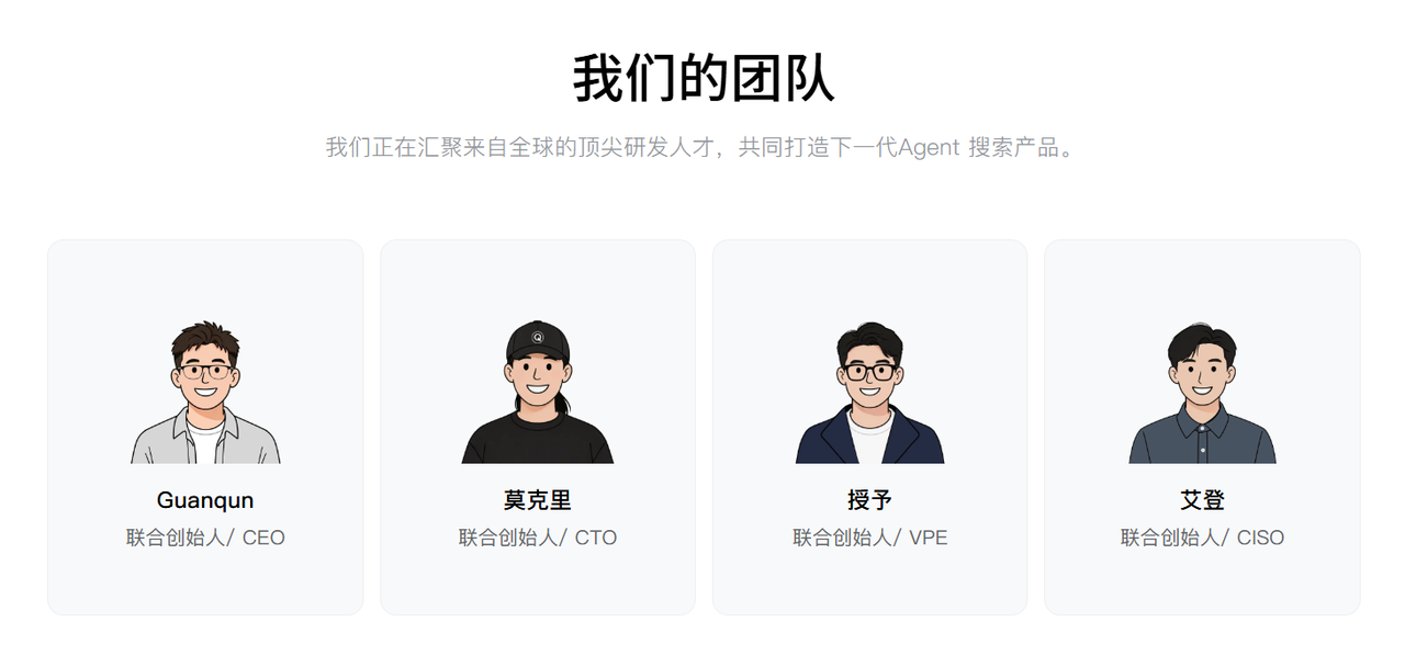 AnySearch 团队页